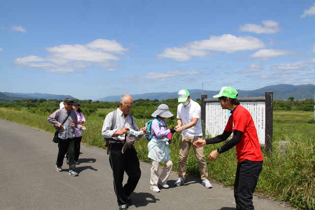 光明庵跡チェックポイント（平地コース）