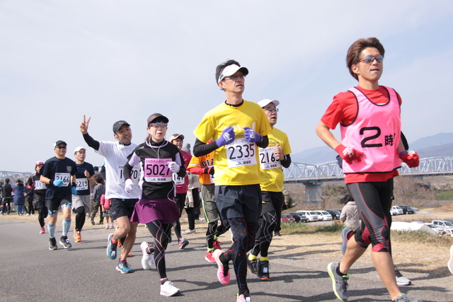 声援を受けレースを満喫