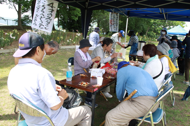 江川奉仕橋かもクラブからのあたたかいおもてなし