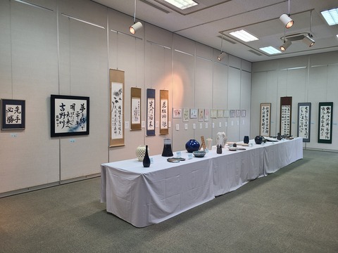 総合美術展2期陶芸・書道